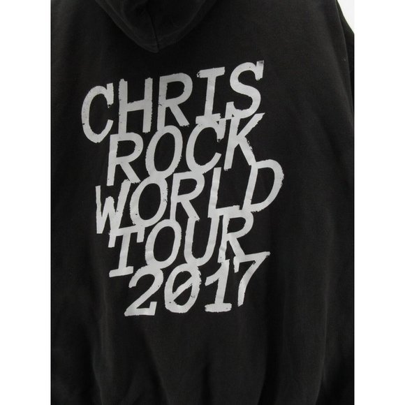Chris Rock Sweatshirt XXL 2017 World Tour Stand Up Comedian Full Zip - Picture 8 of 11